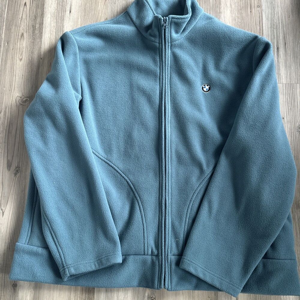 BMW Full Zip Racing Luxury Car Fleece Jacket Men’s 2XL